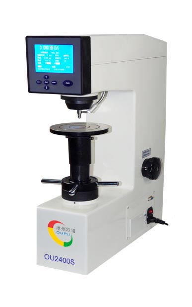 广东OU2400SC型彩色触摸屏数显塑料硬度计